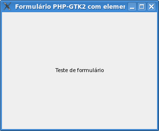 Formul�rio com elementos