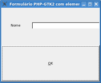 formul�rio com v�rios widgets