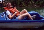 Paul and Mom Paddle Boating!