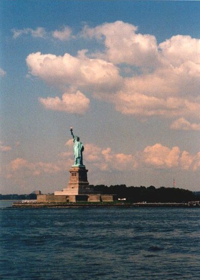 Liberty from the ferry