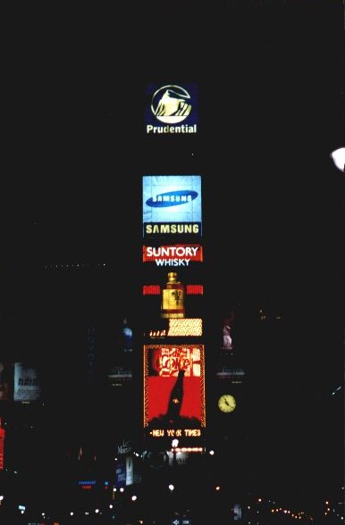 Times Square at night