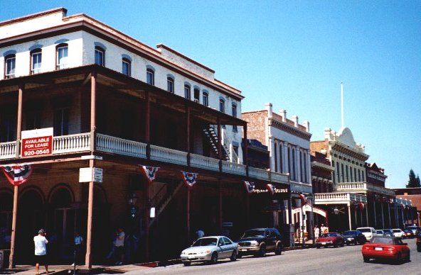 A street in Old Sac