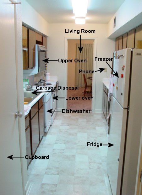 Kitchen viewed from breakfast room