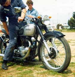 Norton Dominator at Laverton
