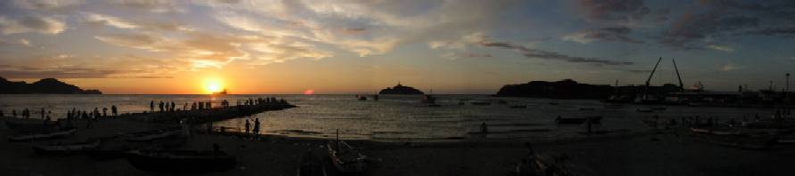 Panorama de la bahia de Santa Marta