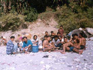 Kuringhat Picnic Chabahil buddies 1999