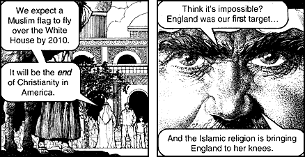 Fundamentalist Comics-- Posted for reference and not out of sympathy for the narrow-minded viewpoint of the author.