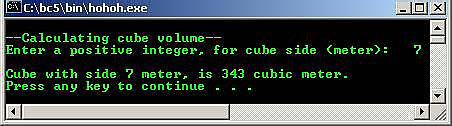 C C++ output user defined function