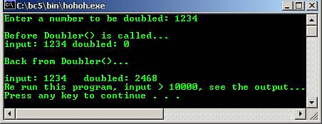 C C++ output function multiple return