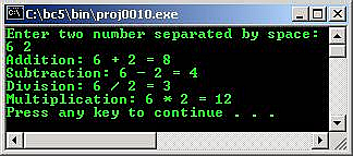 C C++ output user defined function and header files