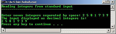 C output conversion specifier for scanf