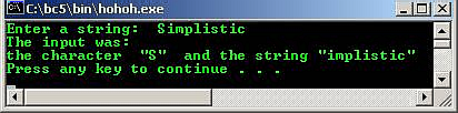 C output conversion specifier for scanf