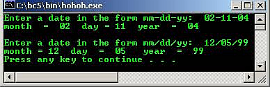 C output read and discard character