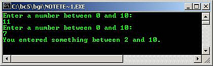 C C++ output goto