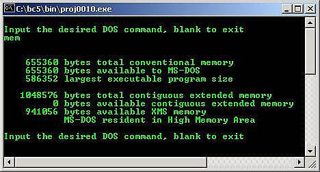 C C++ output system()