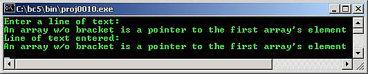 C C++ output array and pointers
