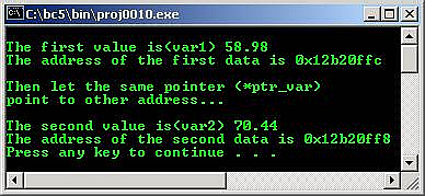 C C++ output pointers examples