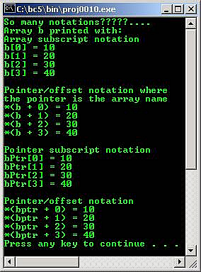 C C++ output pointers notation examples
