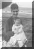 Jo with Kerry (aged 5 and a half months) July 64'