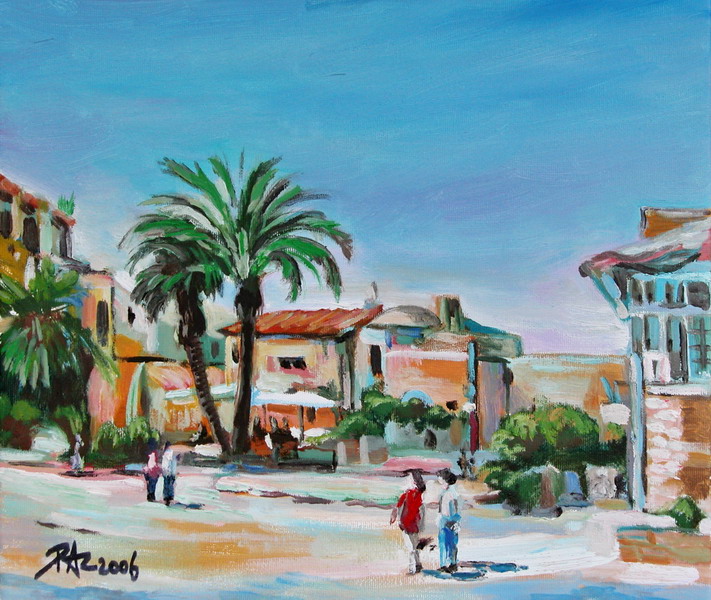 Old-Jaffo-at-spring foto