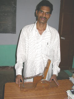 Vijay with catapult