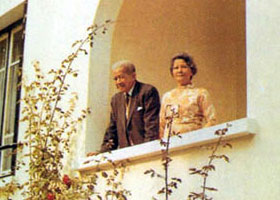 His Antony residence in France