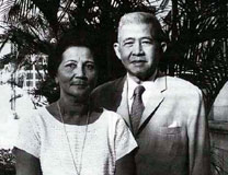 With Lady Poonsuk Banomyong