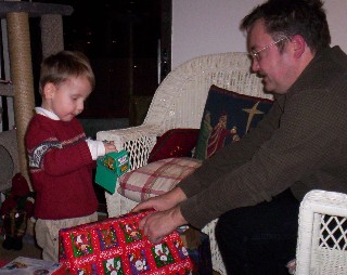 Adam likes presents! (Glenn helps)