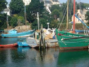 Barcos em Douarnenez
