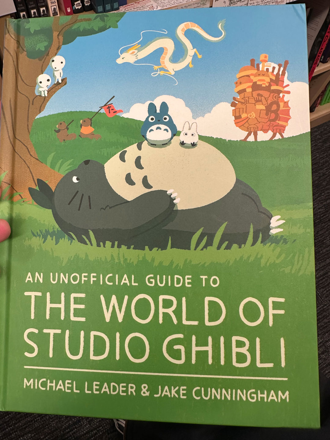 book titled an unofficial guide to the world of studio ghibli