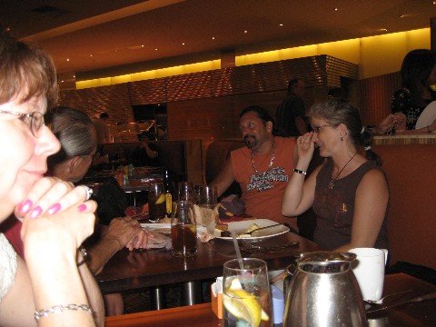 Reception supper at the Buffet.