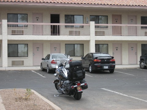 Where we stayed in Casa Grande, Az.