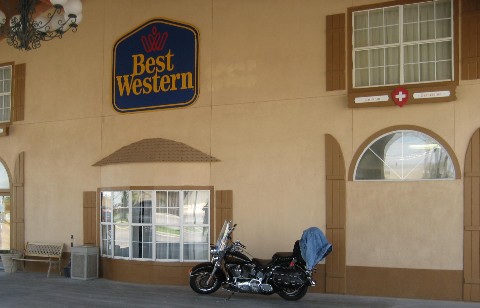 The hotel in Ft. Stockton, Texas