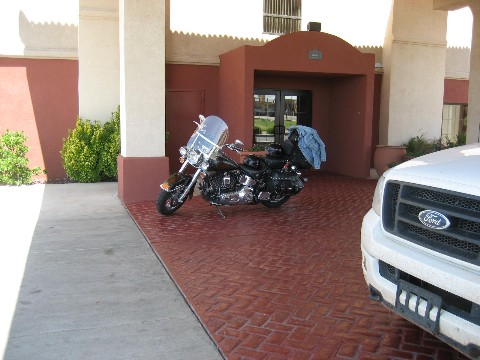 Thsi is where we stayed in Tucumcari, Nm