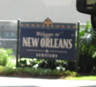 On the way to downtown.