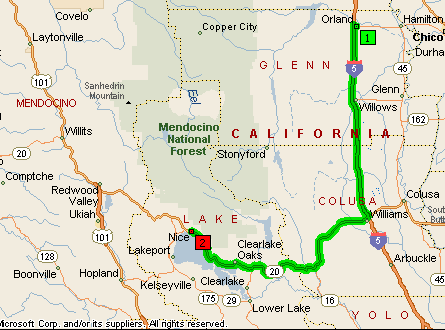 97 Miles each way