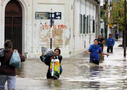 Inundaciones en Santa Fé, Argentina - Abril 2003