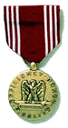 Army Good Conduct Medal for exemplary conduct, efficency and fidelity during three years of active enlisted service with the US Army (1 year during wartime)