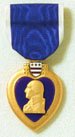 Purple Heart Medal. This medal is awarded to any member of the US military who as been killed or wounded in conflict