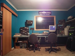 Main room, the vocal/instrument room is behind that window.