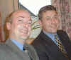 Mark and Ian pulling a face!