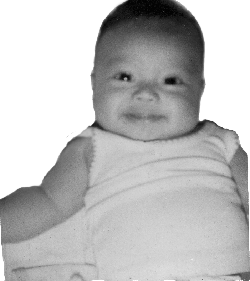 Cute cute talaga ng baby namin...mana cympre sa daddy.....