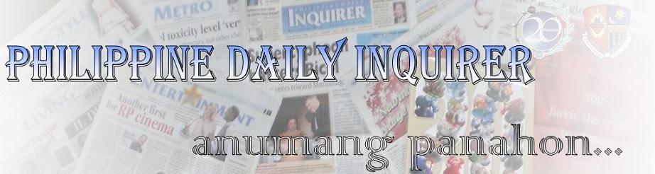 Philippine Daily Inquirer, Anumang panahon