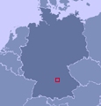[Germany Map - red square marks Eichstatt]