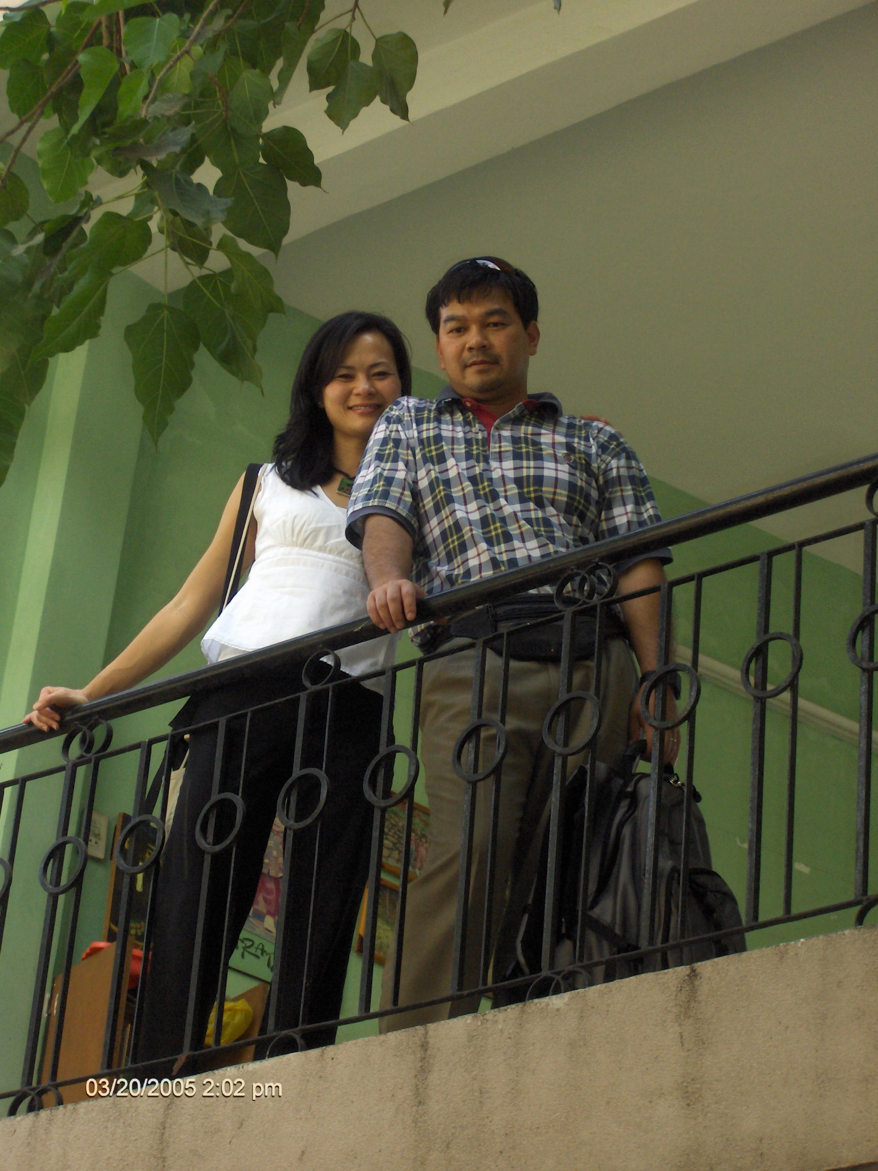 Kim and Lam in Saigon, 2005