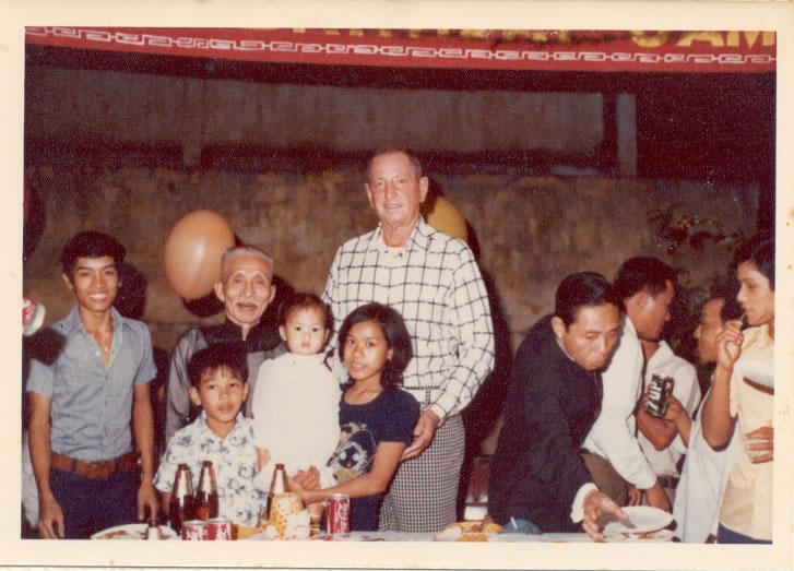 Photo of Mr. Smith at Party in Saigon, 1974