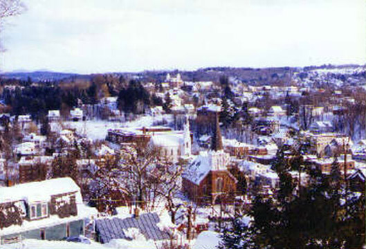 A winter day, clear as liquid glass