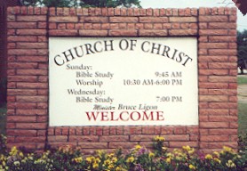 Our Church Sign