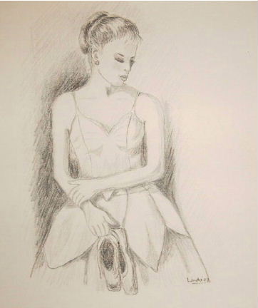 Painting, Ballerina