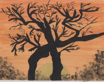 Painting, Bushveld Sunset